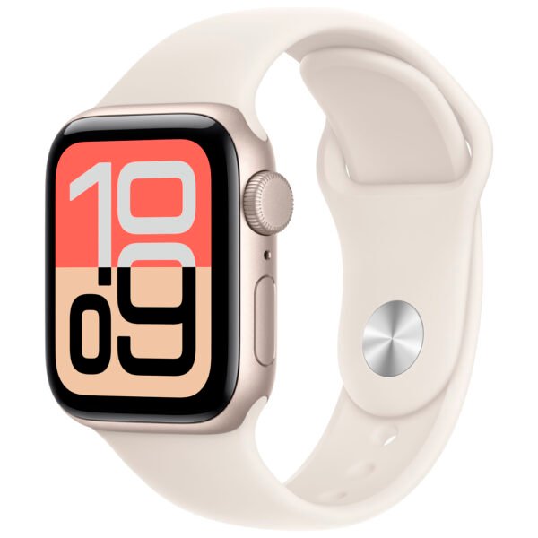 Apple Watch SE3 MEH54LW/A 40MM / M-L / GPS-Starlight Aluminium / Starlight Sport Band