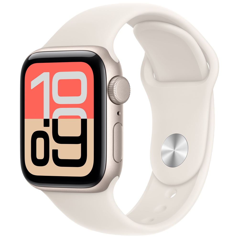 Apple Watch SE3 MEH54LW/A 40MM / M-L / GPS-Starlight Aluminium / Starlight Sport Band