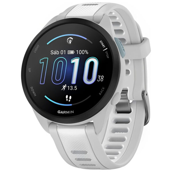 Reloj Inteligente Garmin Forerunner 165 AMOLED - Blanco (010-02863-AD)