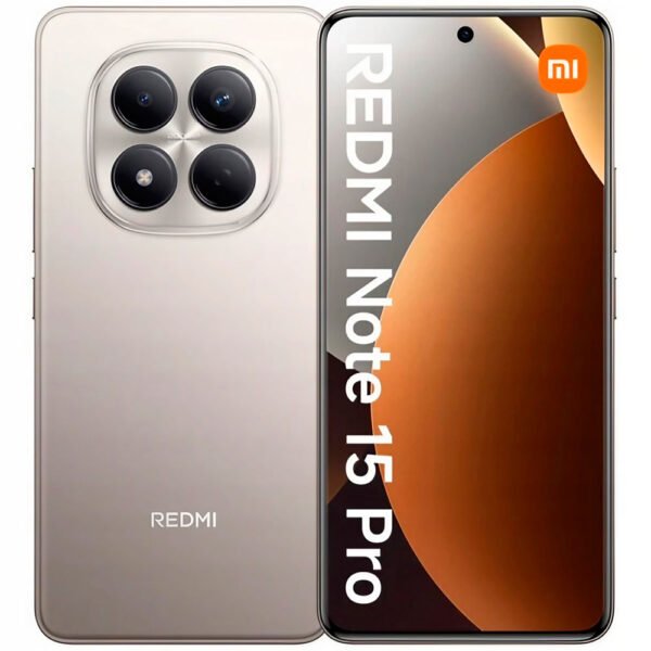 Celular Xiaomi Redmi Note 15 Pro 12GB de RAM / 512GB / Pantalla 6.77" / Dual SIM LTE-Gris Titanium (Global)