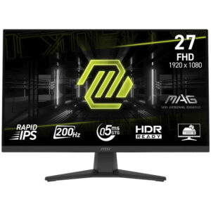 Monitor Gamer MSI Mag 272F 27" Full HD IPS 200HZ 0.5MS-NEGRO