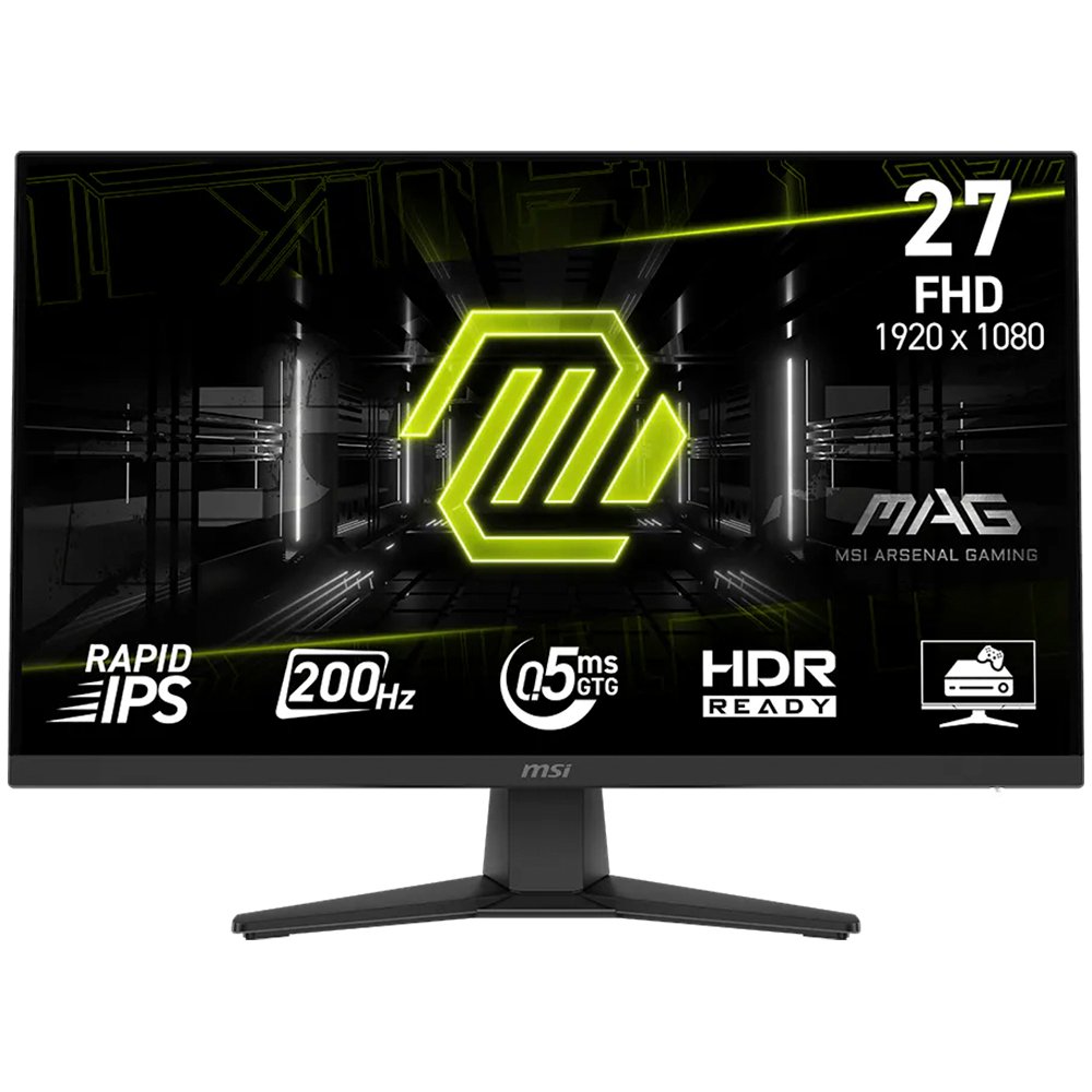 Monitor Gamer MSI Mag 272F 27″ Full HD IPS 200HZ 0.5MS-NEGRO