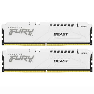 Memoria RAM KINGSTON FURY Beast DDR5 64GB (2X32GB) 6000MHZ Blanco (KF560C36BWEK2-64)