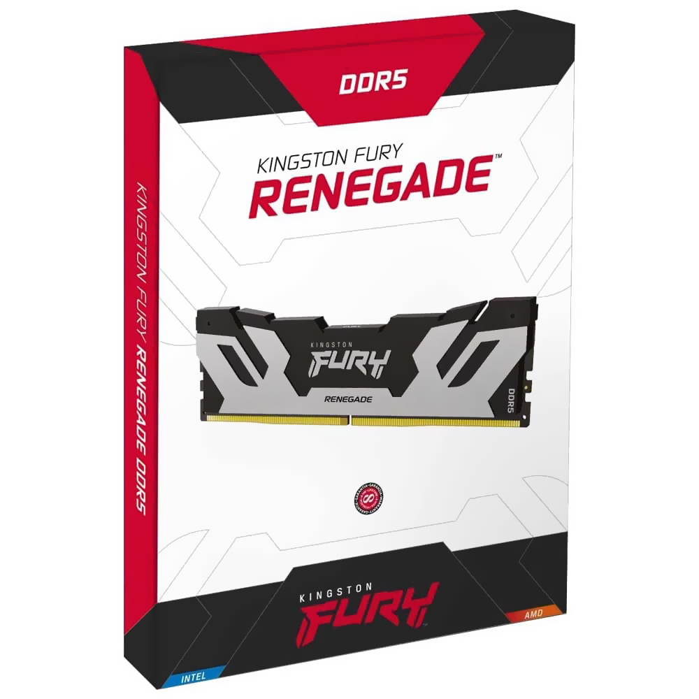 Memoria RAM KINGSTON FURY Renegade DDR5 64GB 6400MHZ Negro / Plata (KF564C32RSK2-64)