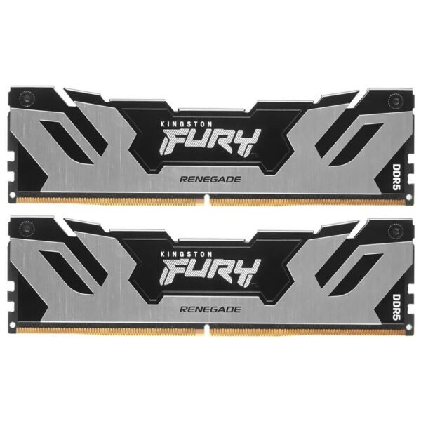 Memoria RAM KINGSTON FURY Renegade DDR5 96GB (2X48GB) 6400MHZ Negro / Plata (KF564C32RSK2-96)