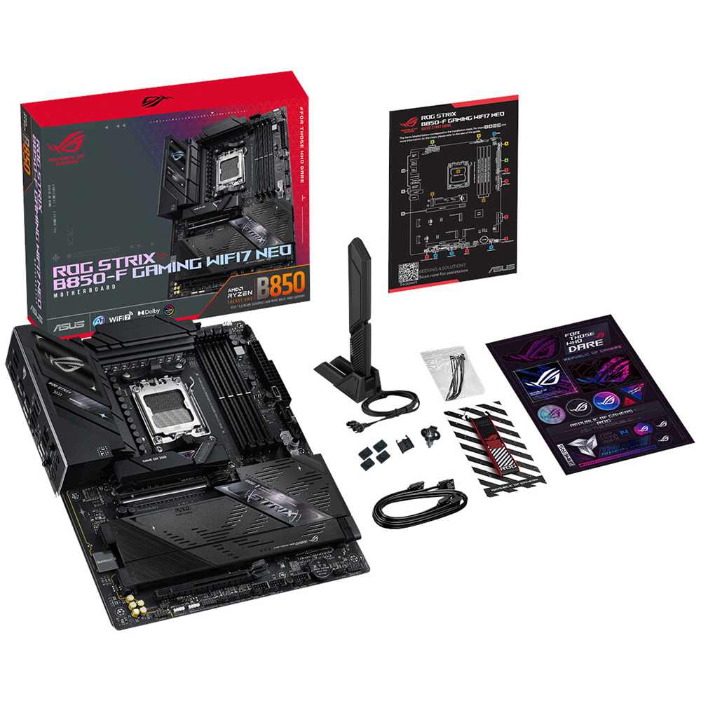 Placa Madre ASUS Rog Strix B850-F Gaming WI-FI 7 Neo Socket AM5 DDR5