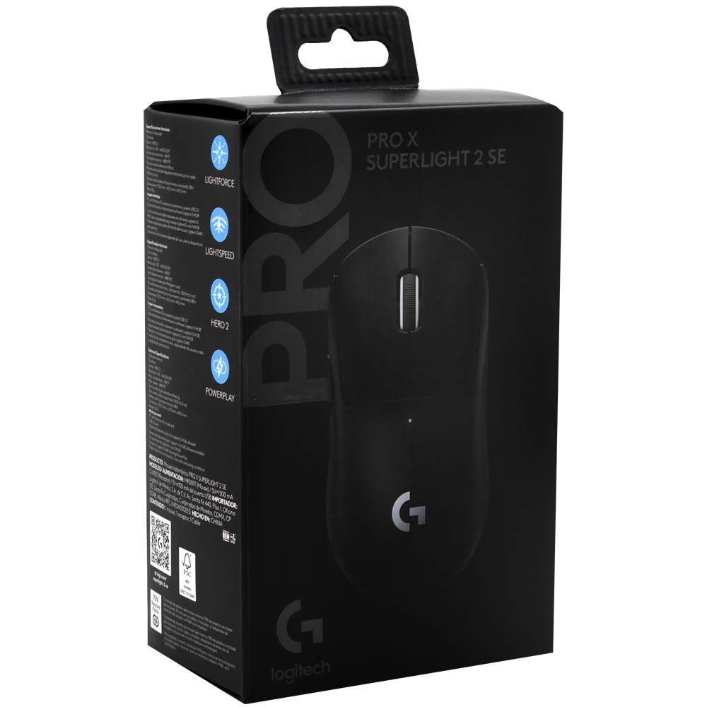 Mouse Gamer Wireless Logitech PRO X Superlight 2 Se Negro 910-007648