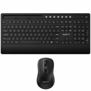Teclado+mouse Wireless Havit Hv-KB242GCM Ingles Negro