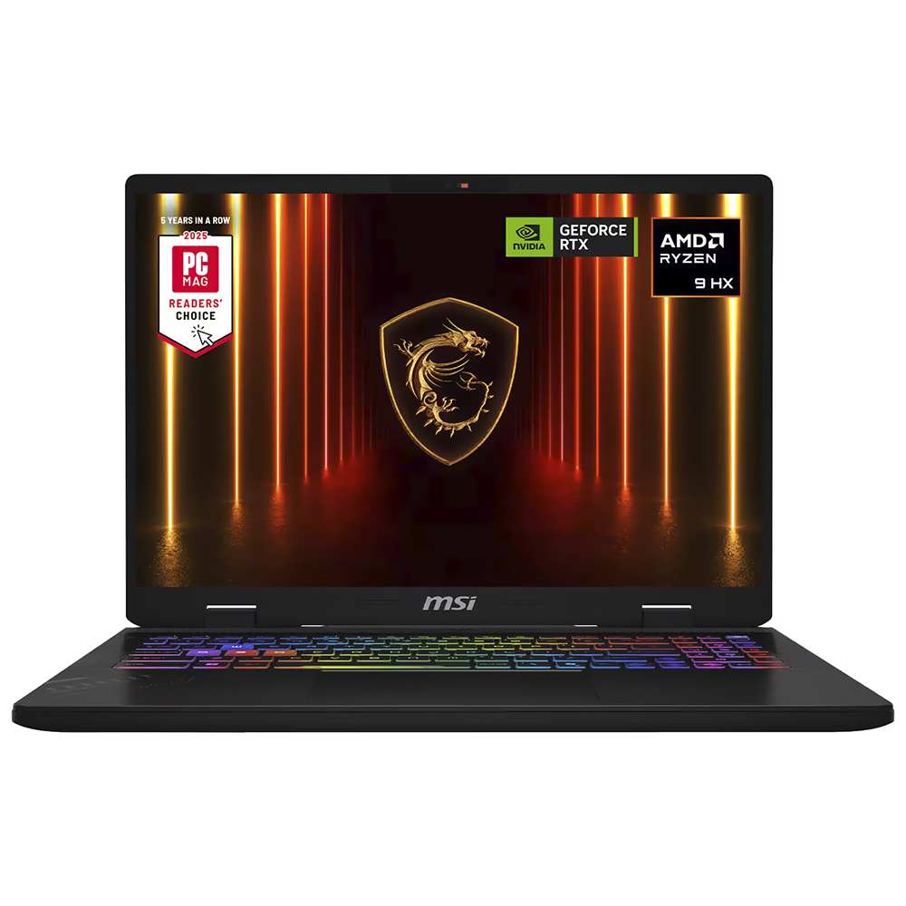 Notebook Gamer MSI Crosshair A16 Hx D8WFKG-090US AMD Ryzen 9 8940HX Pantalla Qhd+ 16" 16GB RAM 1Tb SSD Windows 11 Home GeForce RTX5060 8GB-COSMOS Gris (Inglés)