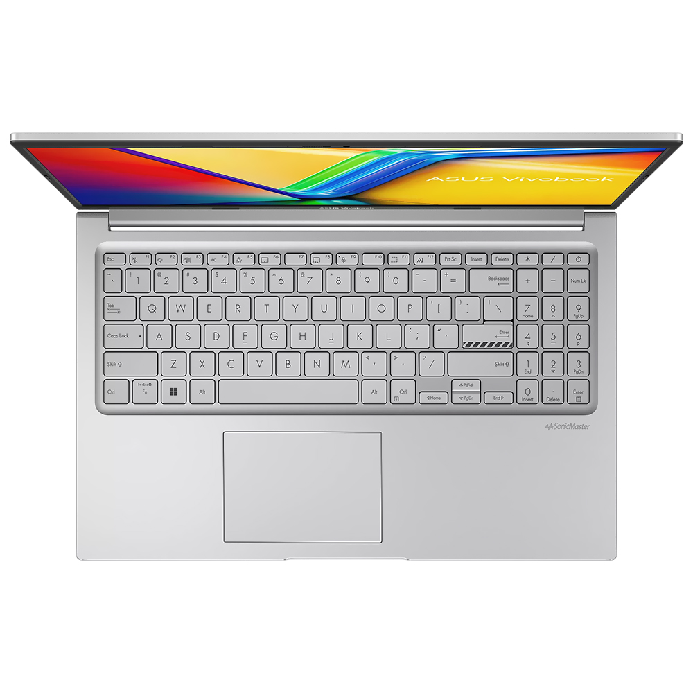 Notebook Asus Vivobook F1504VAP-NB71T Intel Core 7 150U Pantalla Touch Full HD 15.6" 8GB RAM 512GB SSD Windows 11 Home - Cool Plata (Inglés)