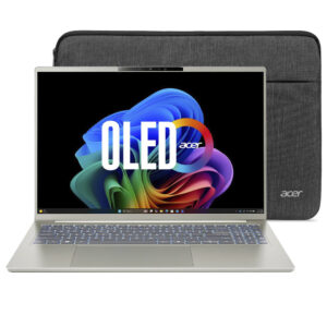 Notebook Acer Swift Go 16 AI SFG16-I71T-79Q6 Intel Core Ultra 7 355 Pantalla Touch OLED WUXGA 16" 32GB RAM 1Tb SSD Windows 11 Home - Vapor Plata (Inglés)