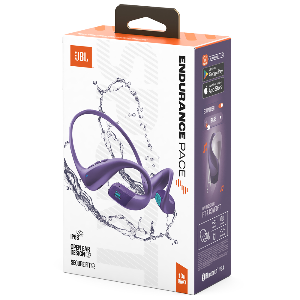 Auricular Bluetooth JBL Endurance Pace Sport Morado