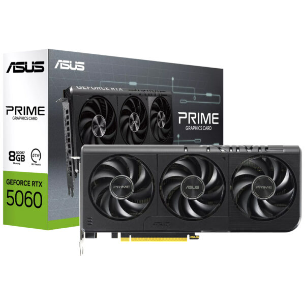 Tarjeta Gráfica ASUS Prime 8 GB GeForce RTX 5060 GDDR7-PRIME-RTX 5060-8G 90YV0N11-M0NA00