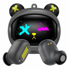 Auricular Bluetooth Onikuma T20 TWS Space Bear Gaming Negro
