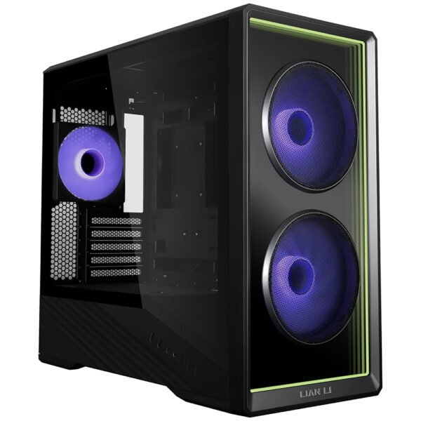 Gabinete Gamer Lian Li Vector V150 Inf M-Atx 3 Cooler ARGB Negro
