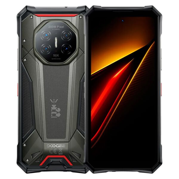 Celular Doogee S300 Pro 16GB de RAM / 512GB / Pantalla 6.78" / Dual SIM 5G-SHADOW Gris (Global)