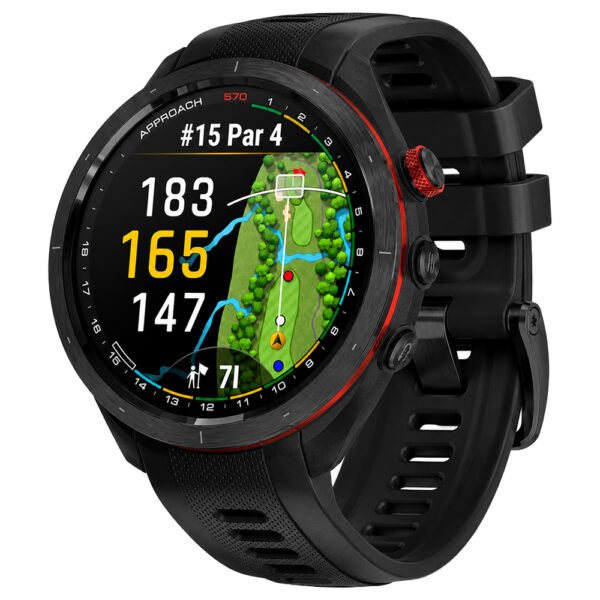 Reloj Inteligente Garmin Approach S70 Premiun Golf - Negro (010-02746-02)