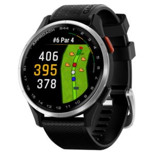 Reloj Garmin Approach S44 Golf - Negro / Plata (010-03009-00)