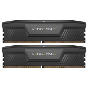 Memoria RAM CORSAIR VENGEANCE DDR5 128GB (2X64GB) 6400MHZ Negro (CMK128GX5M2B6400C42)