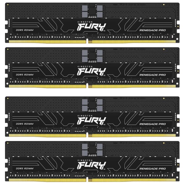 Memoria RAM KINGSTON FURY Renegade Pro DDR5 128GB (4X32GB) 6400MHZ Negro (KF564R32RBE2K4-128)
