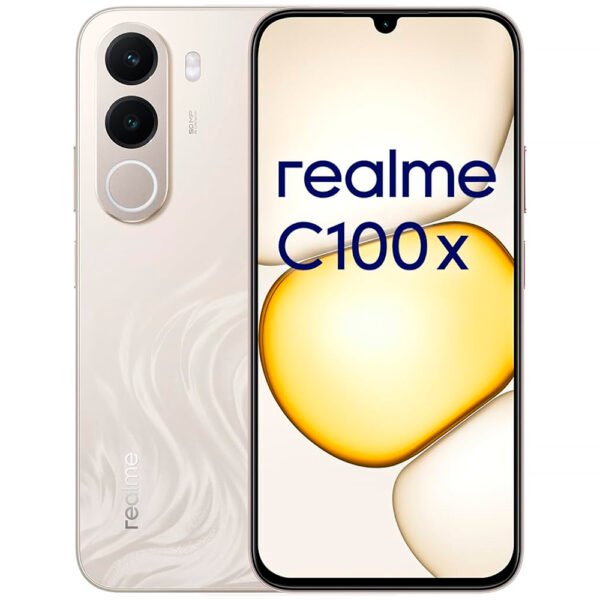 Celular REALME C100X RMX5366 8GB / 256GB GOLDEN COAST NFC Dual SIM LTE ANATEL 6.8"