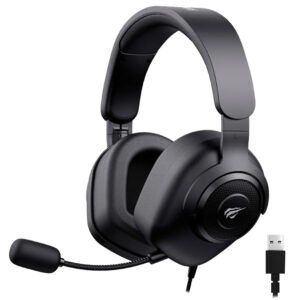Auricular Con Micrófono Gamer Havit Gamenote H2230U Con Cable Negro