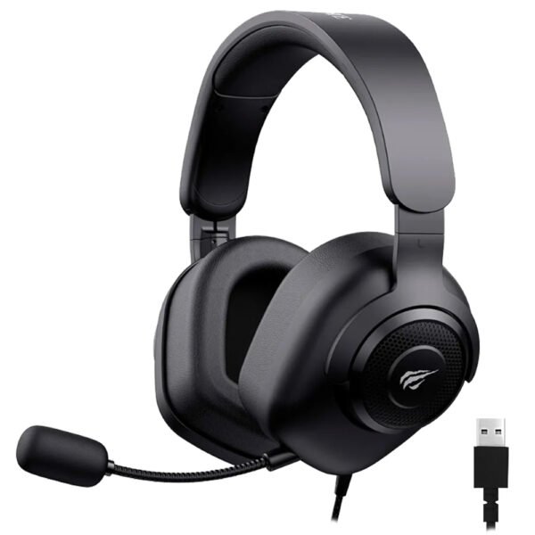 Auricular Con Micrófono Gamer Havit Gamenote H2230U Con Cable Negro