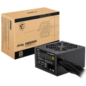 Fuente de Alimentación ATX 650W Msi Mag A650GN Ii 80 Plus Gold