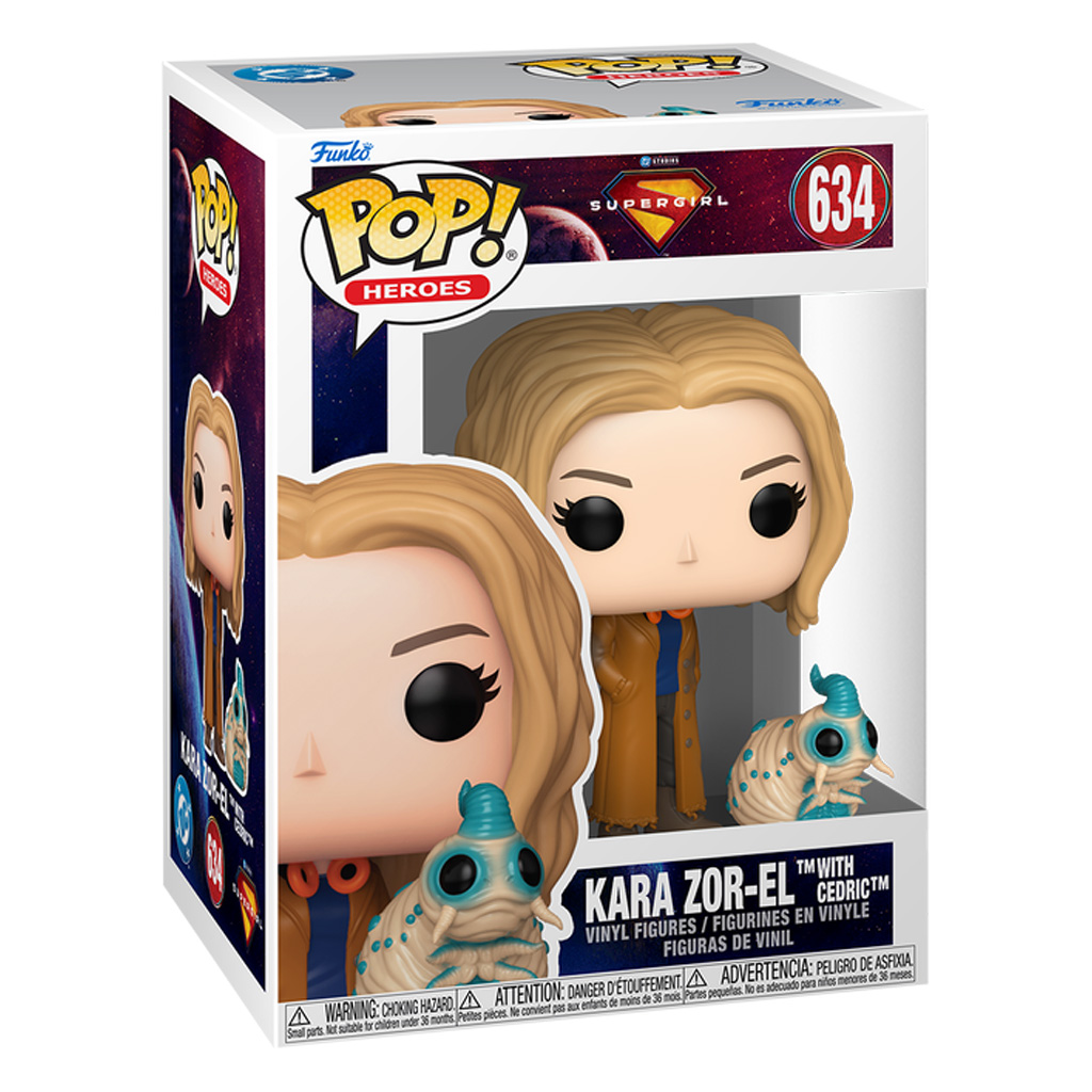 Funko Pop Heroes Dc Supergirl - Kara Zor-el With Cedric 634