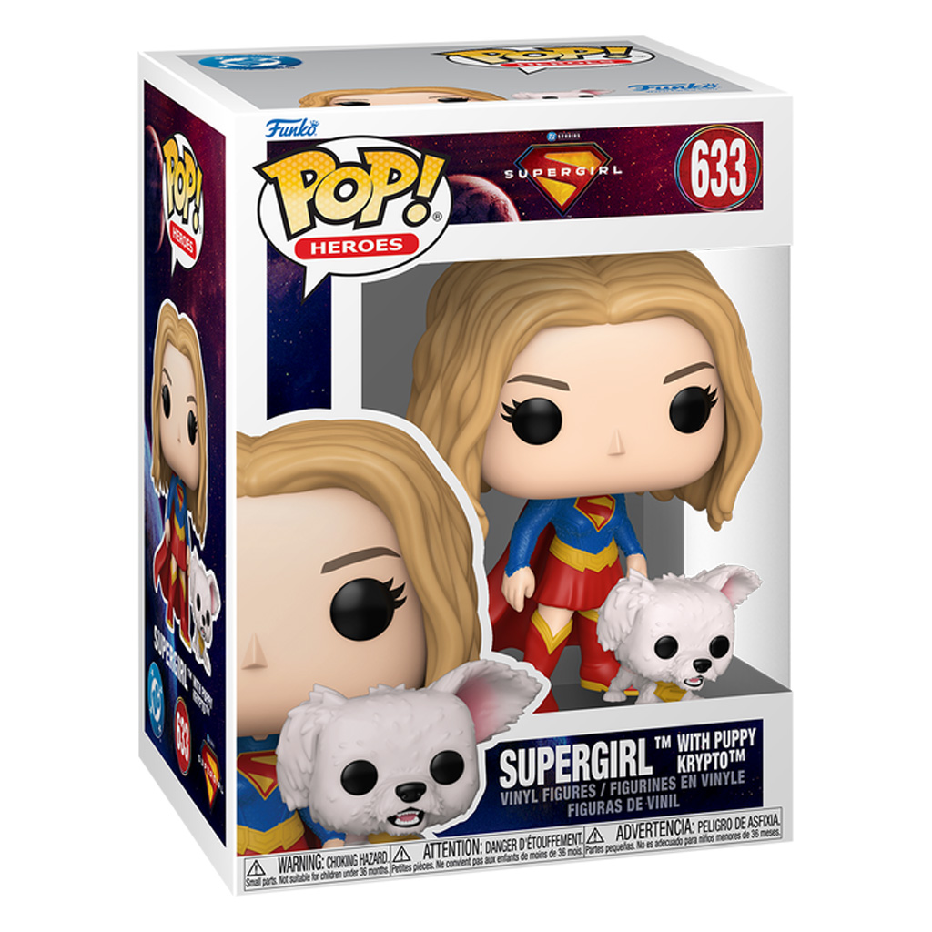 Funko Pop Heroes Dc Supergirl - Supergirl With Puppy Krypton 633