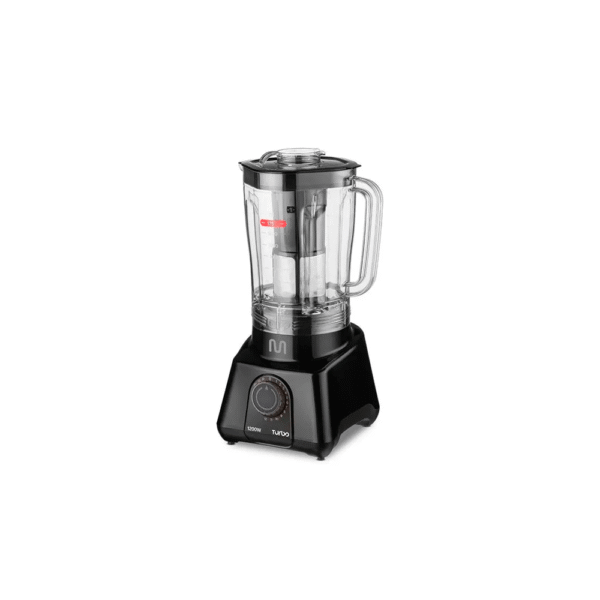 Licuadora Multilaser 2.6L JARRA Plastica C/Filtro 1200W 220V NEGRO LQ1202