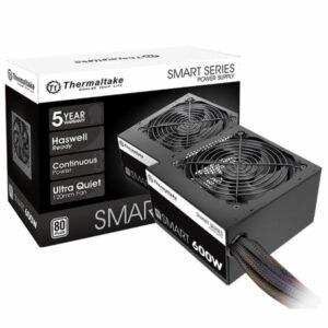 Fuente de Alimentación Thermaltake Smart Series SPD 0600P 600W ATX No Modular 80 Plus White