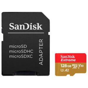 Tarjeta de Memoria MICRO SD Sandisk Extreme 128GB 4K-SDSQXA1-128G-GN6MA