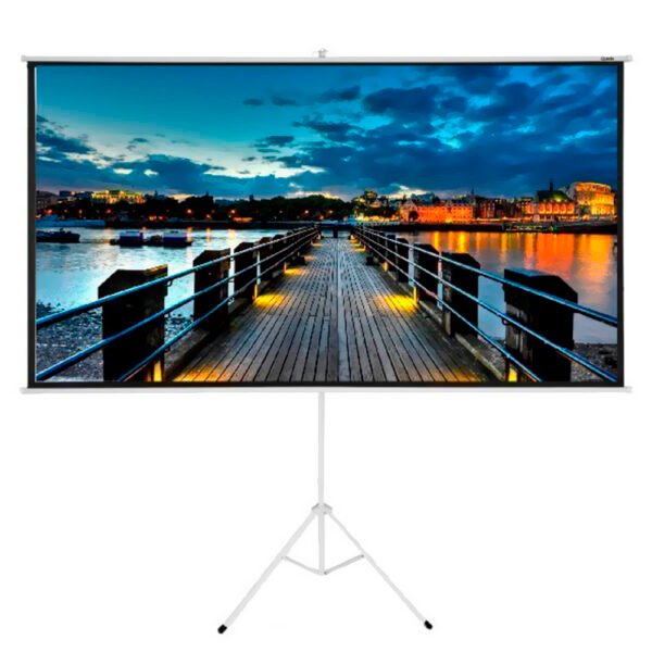 Pantalla para Proyector Quanta QTTLT120 120"-Blanco + Tripode