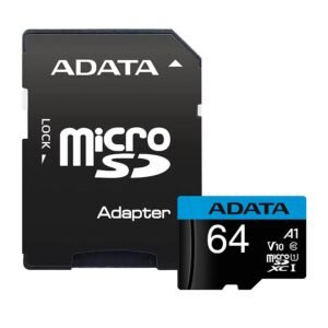 Tarjeta de Memoria MICRO SD Adata V10 64GB Clase 10-AUSDX64GUICL10A1-RA1