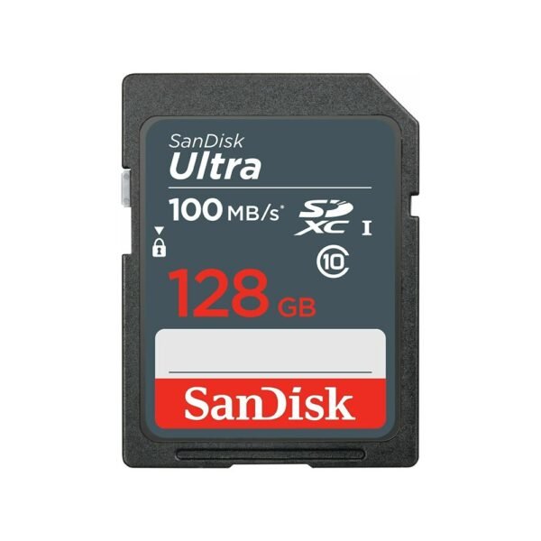 Tajeta de Memoria SD Sandisk Ultra 128GB Clase 10