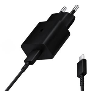 Cargador Enchufe Samsung EP-T1510XBEGWW TYPE-C + Cable TYPE-C 15W-NEGRO