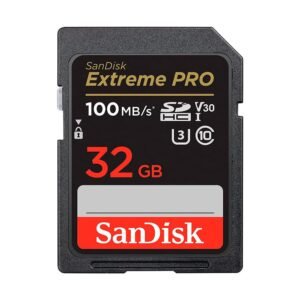 Tarjeta de Memoria SD Sandisk Extreme Pro V30 U3 32GB 4K-SDSDXXO-032G-GN4IN