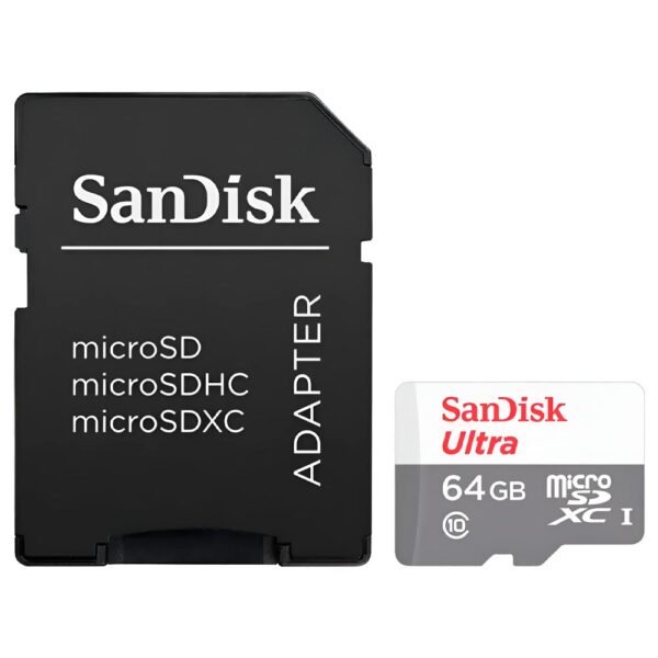 Tarjeta de Memoria MICRO SD Sandisk Ultra 64GB Clase 10