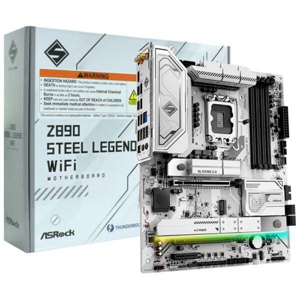Placa Madre ASROCK Z890 Steel Legend WI-FI Socket LGA 1851 DDR5
