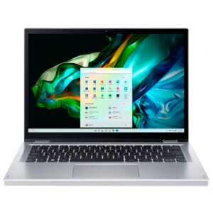 Notebook Acer Aspire 3 Spin 14 A3SP14-31PT-38YA Intel Core I3 N305 Pantalla Touch WUXGA 14" 8GB RAM 256GB SSD-Pure Plata (Inglés)