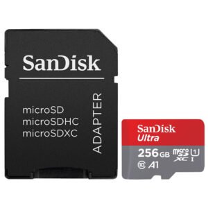 Tarjeta de Memoria MICRO SD Sandisk Ultra 256GB Classe 10 A1 U1-SDSQUAC-256G-GN6MA