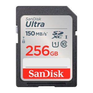 Tarjeta de Memoria SD Sandisk Ultra U1 256GB Classe 10