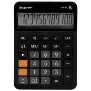 Calculadora EP-C302 12 Digitos - Negro