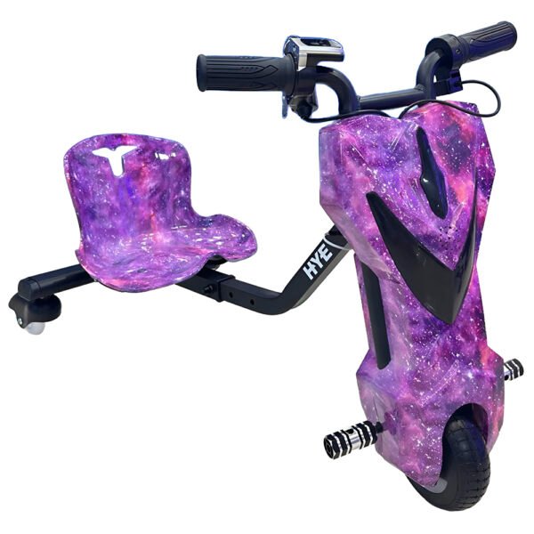 Triciclo Eléctrico Hye TR01 Bluetooth Speaker LED 6.5"-Purple Galaxy