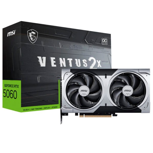 Tarjeta Gráfica MSI Ventus 2X OC 8 GB GeForce RTX 5060 GDDR7-912-V537-017