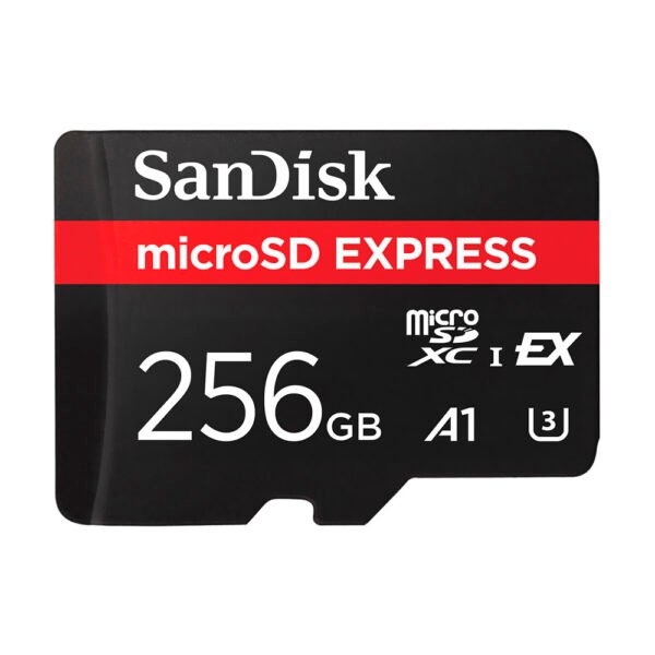 Tarjeta de Memoria MICRO SD Sandisk Express A1 U3 5.3K Uhd 256GB-SDSQXFN-256G-GN4NN