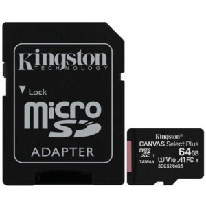 Tarjeta de Memoria MICRO SD Kingston Canvas Select Plus 64GB