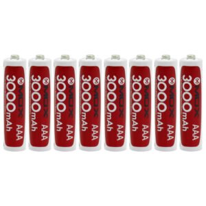 Pila Recargable Mox MOB8AAA30 3000MAH AAA-Kit con 8