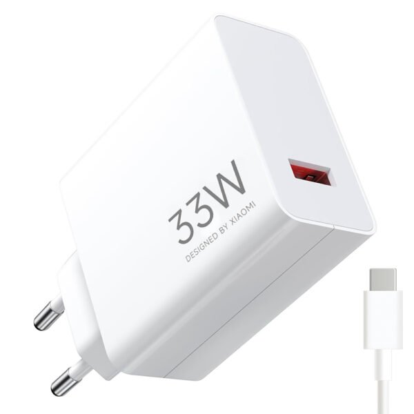 Cargador Enchufe Xiaomi MDY-16-EF 33W-BLANCO + Cable USB USB-C